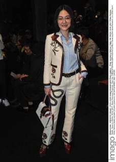 Milan Woman s Fashion Week Fall Winter 2016 2017 Milan Fashion Week, Autumn Winter 2016 2017. Gucci frontrow Pictured: Dee Hsu  RiccardoxGiordano fotosicki