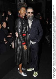 Milan Woman s Fashion Week Fall Winter 2016 2017 Milan Fashion Week, Autumn Winter 2016 2017. Gucci frontrow Pictured: Kara Walker Ari Marcopoulos  RiccardoxGiordano fotosicki