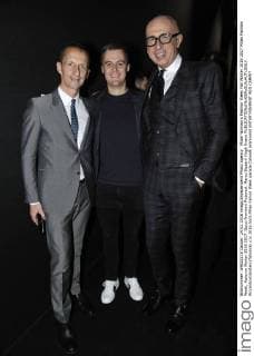 Milan Woman s Fashion Week Fall Winter 2016 2017 Milan Fashion Week, Autumn Winter 2016 2017. Gucci frontrow Pictured: Marco Bizzarri Hugh Evans  RiccardoxGiordano fotosicki