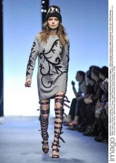 Milan Woman s Fashion Week Fall Winter 2016 2017 Milan Fashion Week, Autumn Winter 2016 2017. Fausto Puglisi Fashion Show Pictured: Model  RiccardoxGiordano fotosicki