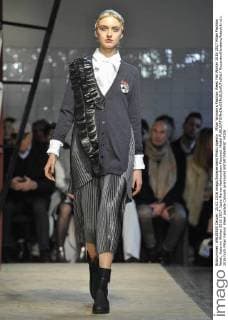 Milan Woman s Fashion Week Fall Winter 2016 2017 Milan Fashion Week, Autumn Winter 2016 2017. Isola Marras fashionshow Pictured: Model  RiccardoxGiordano fotosicki