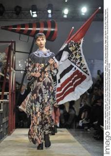 Milan Woman s Fashion Week Fall Winter 2016 2017 Milan Fashion Week, Autumn Winter 2016 2017. Isola Marras fashionshow Pictured: Model  RiccardoxGiordano fotosicki