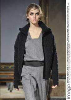Milan Woman s Fashion Week Fall Winter 2016 2017 Milan Fashion Week, Autumn Winter 2016 2017 .les Copains fashionshow Pictured: Model  RiccardoxGiordano fotosicki