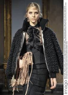 Milan Woman s Fashion Week Fall Winter 2016 2017 Milan Fashion Week, Autumn Winter 2016 2017 .les Copains fashionshow Pictured: Model  RiccardoxGiordano fotosicki