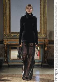 Milan Woman s Fashion Week Fall Winter 2016 2017 Milan Fashion Week, Autumn Winter 2016 2017 .les Copains fashionshow Pictured: Model  RiccardoxGiordano fotosicki