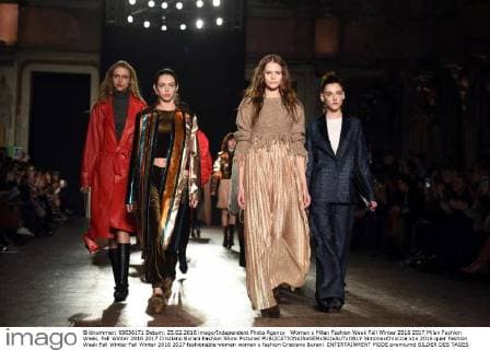 Woman s Milan Fashion Week Fall Winter 2016 2017 Milan Fashion Week, Fall Winter 2016 2017 Cristiano Burani Fashion Show Pictured  SimonaxChioccia