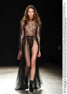 Woman s Milan Fashion Week Fall Winter 2016 2017 Milan Fashion Week, Fall Winter 2016 2017 Cristiano Burani Fashion Show Pictured  SimonaxChioccia