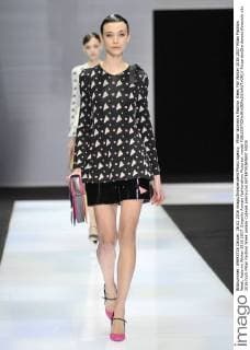 Milan Woman s Fashion Week Fall Winter 2016 2017 Milan Fashion Week, Autumn Winter 2016 2017. Emporio Armani fashionshow Pictured: model  RiccardoxGiordanox xfotosicki