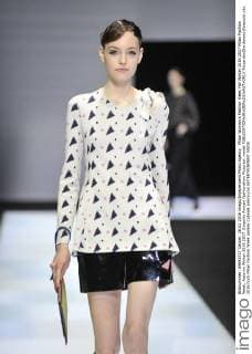 Milan Woman s Fashion Week Fall Winter 2016 2017 Milan Fashion Week, Autumn Winter 2016 2017. Emporio Armani fashionshow Pictured: model  RiccardoxGiordanox xfotosicki