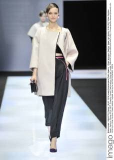 Milan Woman s Fashion Week Fall Winter 2016 2017 Milan Fashion Week, Autumn Winter 2016 2017. Emporio Armani fashionshow Pictured: model  RiccardoxGiordanox xfotosicki