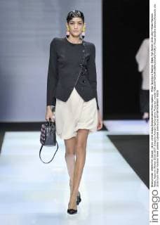Milan Woman s Fashion Week Fall Winter 2016 2017 Milan Fashion Week, Autumn Winter 2016 2017. Emporio Armani fashionshow Pictured: model  RiccardoxGiordanox xfotosicki