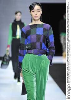 Milan Woman s Fashion Week Fall Winter 2016 2017 Milan Fashion Week, Autumn Winter 2016 2017. Emporio Armani fashionshow Pictured: model  RiccardoxGiordanox xfotosicki