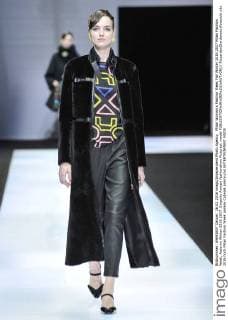 Milan Woman s Fashion Week Fall Winter 2016 2017 Milan Fashion Week, Autumn Winter 2016 2017. Emporio Armani fashionshow Pictured: model  RiccardoxGiordanox xfotosicki