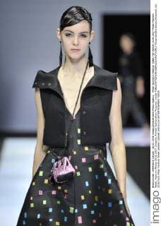 Milan Woman s Fashion Week Fall Winter 2016 2017 Milan Fashion Week, Autumn Winter 2016 2017. Emporio Armani fashionshow Pictured: model  RiccardoxGiordanox xfotosicki