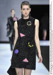 Milan Woman s Fashion Week Fall Winter 2016 2017 Milan Fashion Week, Autumn Winter 2016 2017. Emporio Armani fashionshow Pictured: model  RiccardoxGiordanox xfotosicki