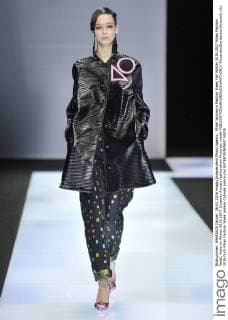 Milan Woman s Fashion Week Fall Winter 2016 2017 Milan Fashion Week, Autumn Winter 2016 2017. Emporio Armani fashionshow Pictured: model  RiccardoxGiordanox xfotosicki