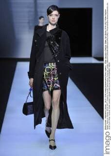 Milan Woman s Fashion Week Fall Winter 2016 2017 Milan Fashion Week, Autumn Winter 2016 2017. Emporio Armani fashionshow Pictured: model  RiccardoxGiordanox xfotosicki