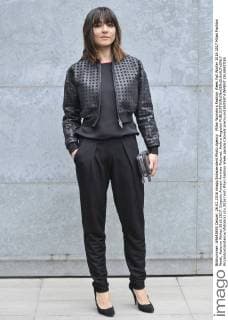 Milan Woman s Fashion Week Fall Winter 2016 2017 Milan Fashion Week, Autumn Winter 2016 2017. Emporio Armani Arrivals Pictured: Ambra Angiolini  RiccardoxGiordanox xfotosicki