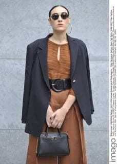 Milan Woman s Fashion Week Fall Winter 2016 2017 Milan Fashion Week, Autumn Winter 2016 2017. Emporio Armani Arrivals Pictured: Mia Moretti  RiccardoxGiordanox xfotosicki