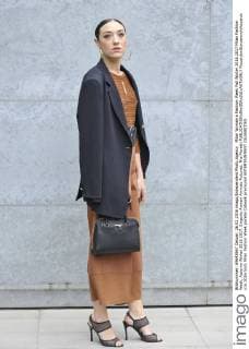 Milan Woman s Fashion Week Fall Winter 2016 2017 Milan Fashion Week, Autumn Winter 2016 2017. Emporio Armani Arrivals Pictured: Mia Moretti  RiccardoxGiordanox xfotosicki