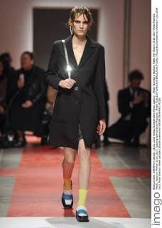 Milan Woman s Fashion Week Fall Winter 2016 2017 Milan Fashion Week, Autumn Winter 2016 2017. Iceberg fashionshow Pictured: Model  RiccardoxGiordanox xfotosicki
