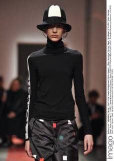 Milan Woman s Fashion Week Fall Winter 2016 2017 Milan Fashion Week, Autumn Winter 2016 2017. Iceberg fashionshow Pictured: Model  RiccardoxGiordanox xfotosicki