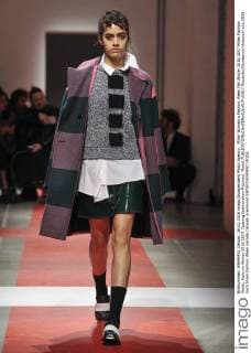 Milan Woman s Fashion Week Fall Winter 2016 2017 Milan Fashion Week, Autumn Winter 2016 2017. Iceberg fashionshow Pictured: Model  RiccardoxGiordanox xfotosicki