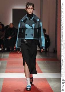 Milan Woman s Fashion Week Fall Winter 2016 2017 Milan Fashion Week, Autumn Winter 2016 2017. Iceberg fashionshow Pictured: Model  RiccardoxGiordanox xfotosicki