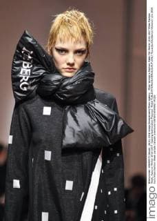 Milan Woman s Fashion Week Fall Winter 2016 2017 Milan Fashion Week, Autumn Winter 2016 2017. Iceberg fashionshow Pictured: Model  RiccardoxGiordanox xfotosicki
