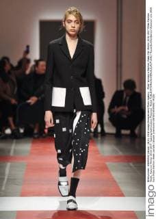 Milan Woman s Fashion Week Fall Winter 2016 2017 Milan Fashion Week, Autumn Winter 2016 2017. Iceberg fashionshow Pictured: Model  RiccardoxGiordanox xfotosicki