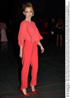 Woman s Milan Fashion Week Fall Winter 2016 2017 Milan Fashion Week, Autumn Winter 2016 2017. Elisabetta Franchi frontrow Pictured Justine Mattera  SimonaxChioccia