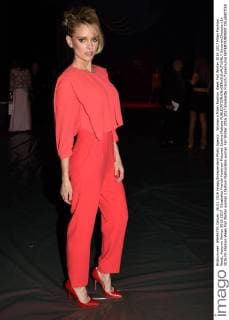 Woman s Milan Fashion Week Fall Winter 2016 2017 Milan Fashion Week, Autumn Winter 2016 2017. Elisabetta Franchi frontrow Pictured Justine Mattera  SimonaxChioccia