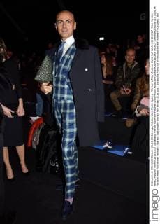 Woman s Milan Fashion Week Fall Winter 2016 2017 Milan Fashion Week, Autumn Winter 2016 2017. Elisabetta Franchi frontrow Pictured Enzo Miccio  SimonaxChioccia