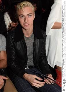 Woman s Milan Fashion Week Fall Winter 2016 2017 Milan Fashion Week, Autumn Winter 2016 2017. Elisabetta Franchi frontrow Pictured Lucky Blue Smith  SimonaxChioccia