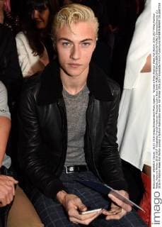 Woman s Milan Fashion Week Fall Winter 2016 2017 Milan Fashion Week, Autumn Winter 2016 2017. Elisabetta Franchi frontrow Pictured Lucky Blue Smith  SimonaxChioccia