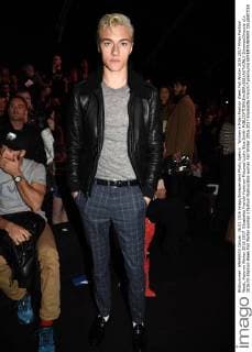 Woman s Milan Fashion Week Fall Winter 2016 2017 Milan Fashion Week, Autumn Winter 2016 2017. Elisabetta Franchi frontrow Pictured Lucky Blue Smith  SimonaxChioccia