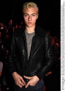 Woman s Milan Fashion Week Fall Winter 2016 2017 Milan Fashion Week, Autumn Winter 2016 2017. Elisabetta Franchi frontrow Pictured Lucky Blue Smith  SimonaxChioccia