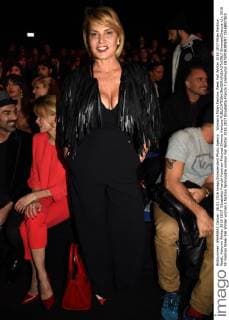 Woman s Milan Fashion Week Fall Winter 2016 2017 Milan Fashion Week, Autumn Winter 2016 2017. Elisabetta Franchi frontrow Pictured Simona Ventura  SimonaxChioccia