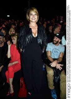 Woman s Milan Fashion Week Fall Winter 2016 2017 Milan Fashion Week, Autumn Winter 2016 2017. Elisabetta Franchi frontrow Pictured  SimonaxChioccia