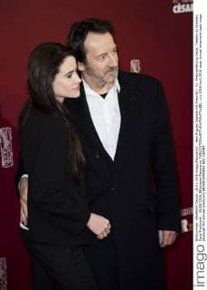 Jean Hugues Anglade mit Freundin - 41. Preisverleihung Cesar, Theatre du Chatelet, Paris Frankreich - 26 02 2016 JBAutissier Panoramic 