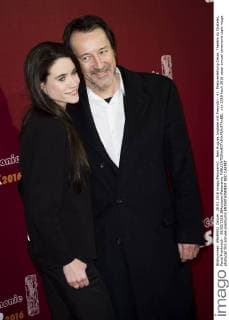 Jean Hugues Anglade mit Freundin - 41. Preisverleihung Cesar, Theatre du Chatelet, Paris Frankreich - 26 02 2016 JBAutissier Panoramic 