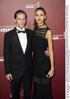 Nicolas Duvauchelle mit Freundin - 41. Preisverleihung Cesar, Theatre du Chatelet, Paris Frankreich - 26 02 2016 JBAutissier Panoramic 