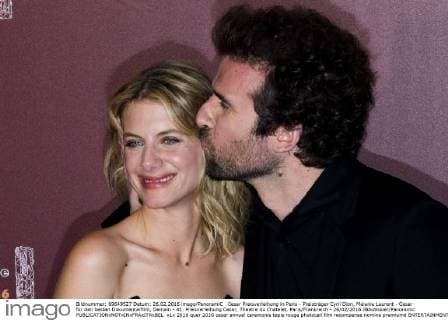 Cesar Preisverleihung in Paris - Preisträger Cyril Dion, Melanie Laurent - Cesar für den besten Dokumentarfilm, Demain - 41. Preisverleihung Cesar, Theatre du Chatelet, Paris Frankreich - 26 02 2016 JBAutissier Panoramic 