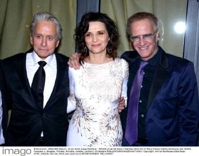 205238 Arnal-De Rosa Starface 2016-02-27 Paris France 41ème cérémonie des CESAR. Fouquets s. Douglas, Michael; Binoche, Juliette; Lambert, Christophe  Copyright: xArnal-DexRosax xStarfacex STAR_205238_015