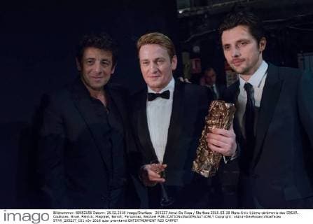205237 Arnal-De Rosa Starface 2016-02-26 Etats-Unis 41ème cérémonie des CESAR. Coulisses. Bruel, Patrick; Magimel, Benoît; Personnaz, Raphael  Copyright: xArnal-DexRosax xStarfacex STAR_205237_031