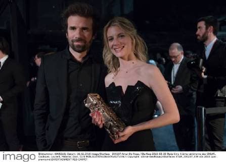 205237 Arnal-De Rosa Starface 2016-02-26 Etats-Unis 41ème cérémonie des CESAR. Coulisses. Laurent, Mélanie; Dion, Cyril  Copyright: xArnal-DexRosax xStarfacex STAR_205237_039