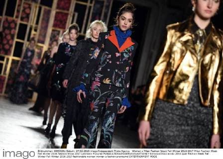 Woman s Milan Fashion Week Fall Winter 2016 2017 Milan Fashion Week Fall Winter 2016 Fashion Show 2017.Leitmotiv Pictured  SimonaxChioccia