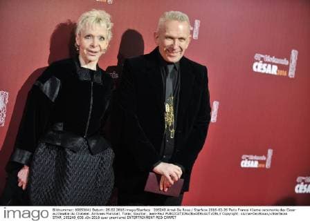 205240 Arnal-De Rosa Starface 2016-02-26 Paris France 41eme ceremonie des Cesar au theatre du Chatelet. Arrivees Marshall, Tonie; Gaultier, Jean-Paul  Copyright: xArnal-DexRosax xStarfacex STAR_205240_036