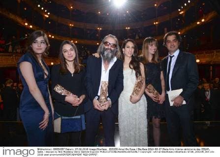 205239 Arnal-De Rosa Starface 2016-02-27 Etats-Unis 41ème cérémonie des CESAR. Salle. l équipe du film Mustang Deniz Gamze Ergüven  Copyright: xArnal-DexRosax xStarfacex STAR_205239_005