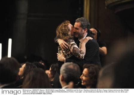 205239 Arnal-De Rosa Starface 2016-02-26 Paris France 41ème cérémonie des CESAR. Salle. Frot, Catherine; Giannoli, Xavier  Copyright: xArnal-DexRosax xStarfacex STAR_205239_016